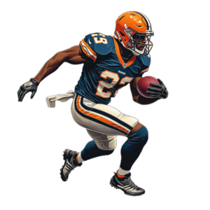 pngtree american football player running with the ball png image 15789832
